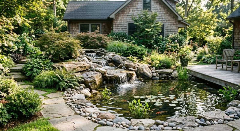 Pond Waterfall Construction in Honolulu, HI